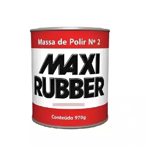 Massa de Polir Nº2 1/4 Maxi Rubber – Acabamento e Brilho - comprar online