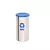 Lixeira Inox com Aro Colorido e Tampa Basculante – 20L, 24x40cm - MGB7