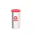 Lixeira Inox com Aro Colorido e Tampa Basculante 13L 24x25cm - MGB7