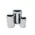 Cesto de Lixo Inox 30L Aro Meia Lua