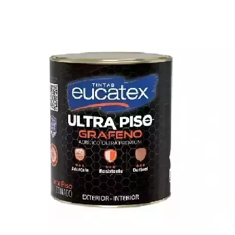 Tinta Eucatex Grafeno Ultra Piso Marrom 900ml Alta Resistência - comprar online