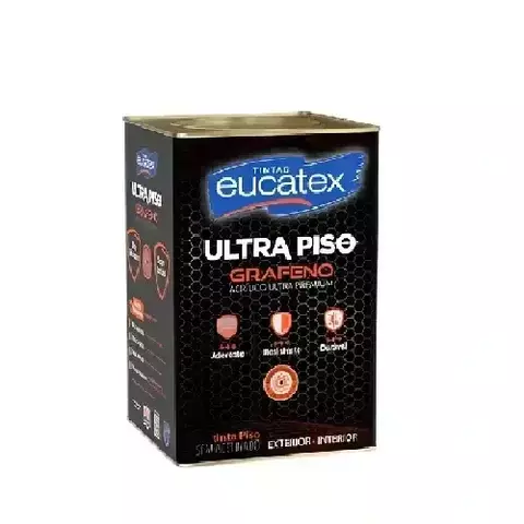 Tinta Eucatex Grafeno Ultra Piso Branco 18L Alta Resistência - comprar online