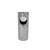 Lixeira Inox 30L com Cinzeiro 70cm Ø24cm Resistente e Durável