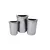 Lixeira Meia Lua Inox Brilhante 20L – 40x19x45cm com Aro de Parede - comprar online