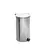lixeira com tampa pedal de aco inox 24x40cm 20 litros c/ alcas na internet