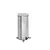 Lixeira Inox 120L com Tampa, Pedal e Rodízios 40x90cm – Resistente