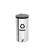 lixeira pedal de aco inox 24x30 15 litros tampa colorido - MGB7