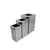 Lixeira Inox 30 Litros AISI 430 com Aro – Quadrada 24x60cm na internet