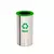 lixeira inox coleta seletiva com aro 40x60cm 75L - comprar online