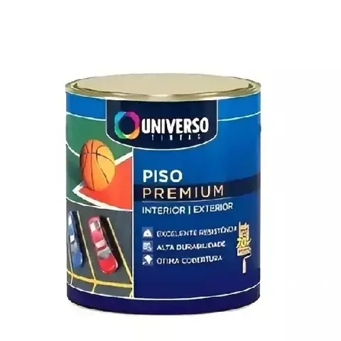 Tinta Piso Cinza Médio Universo 900ml Resistência e Durabilidade - comprar online