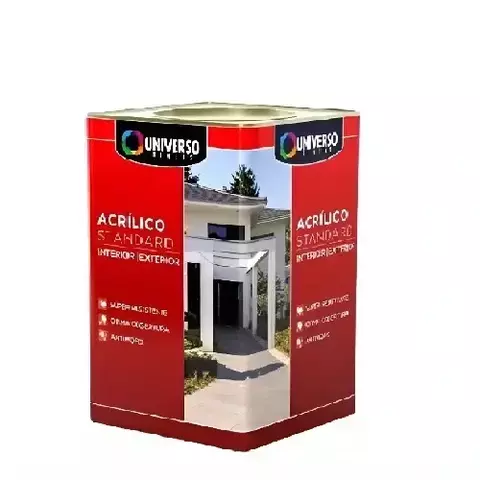 Tinta Acrílica Fosco Branco Universo Standard 18L Alta Cobertura - comprar online