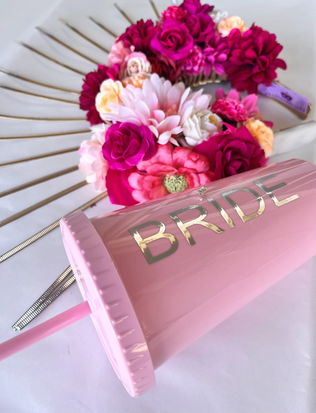 Vaso BRIDE / NOVIA (elegi la palabra )