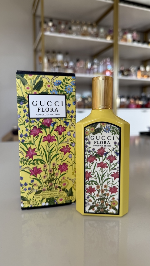 Flora Gorgeous Orchid Eau de Parfum – Gucci – 10ml no Frasco Original Refilável + Caixa - comprar online