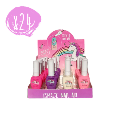 24 x ESMALTE NAIL ART UNICORNIO en internet