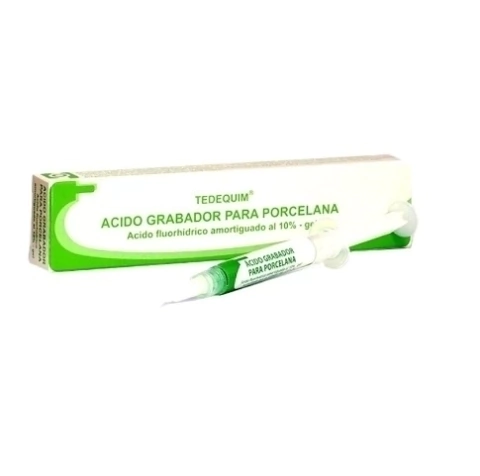 Ácido Fluorhídrico Tedequim 10% para porcelana - comprar online