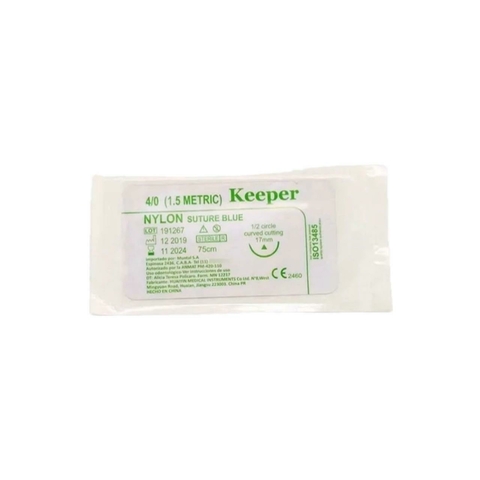 Aguja de Sutura Keeper Nylon o Seda por unidad