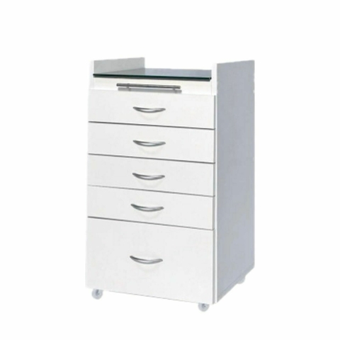 Mueble Rodante Cajonera c/Tapa de Vidrio (CCV)