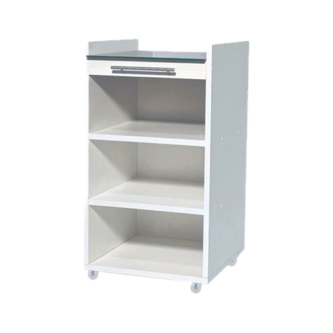 Mueble Rodante Auxiliar c/Tapa de Vidrio (ACV)
