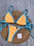 Bikini INDONESIA Naranja/Aqua