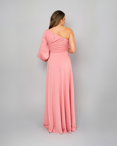 VESTIDO LONGO MANGA LONGA VAZADA HELOA ROSE - Vanessa Sansone Store