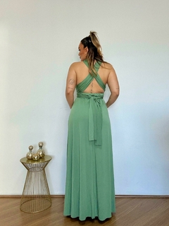 VESTIDO MULTIFORMAS HELEN VERDE OLIVA na internet