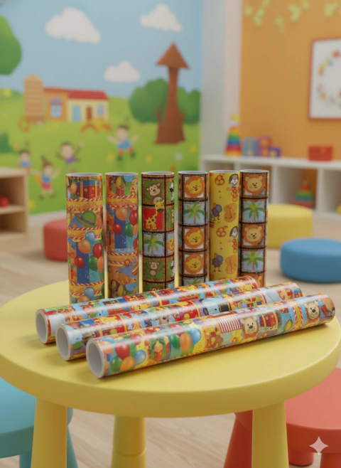 Papel De Presente Couchê - Bobina 40 cm x 100 m - comprar online