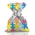 Saco de Presente Metalizado Infantil 20x29 50 Un