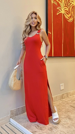 VESTIDO LONGO ALÇAS REMOVIVEIS na internet