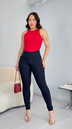 CROPPED GOLA ALTA CANELADO - Maria Chá