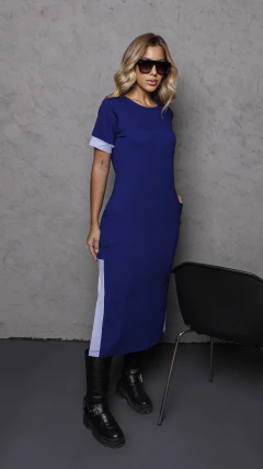VESTIDO COM MANGAS NO MOLETINHO - comprar online