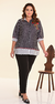 CAMISA PLUS SIZE BETH - Morena Café Moda Plus Size