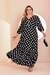 VESTIDO PLUS SIZE ROSILENE - Morena Café Moda Plus Size