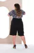 BERMUDA PLUS SIZE ZENY - Morena Café Moda Plus Size