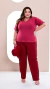 CALÇA PLUS SIZE RAQUILDA - Morena Café Moda Plus Size