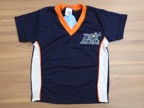 ARTE MANHAS, Camisa Manga Curta Azul Marinho,