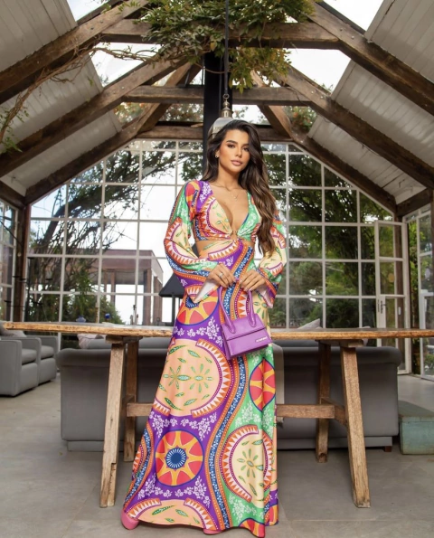 Vestido Carlota Colorido