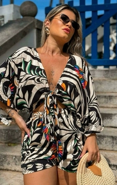 Cropped Paris estampa Tucano