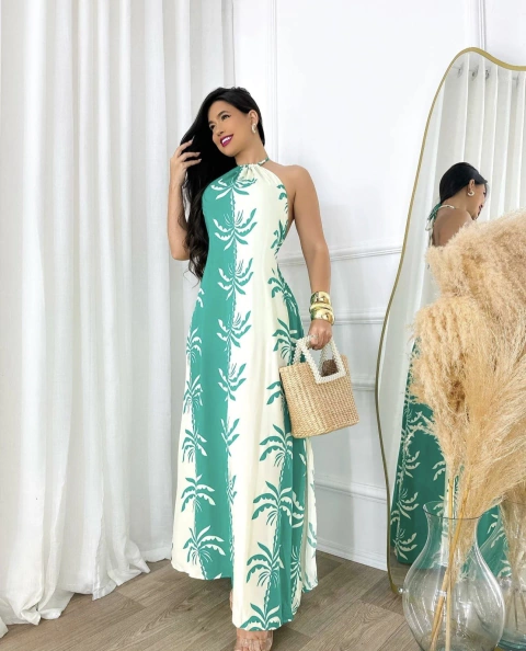 Vestido Isabela estampado