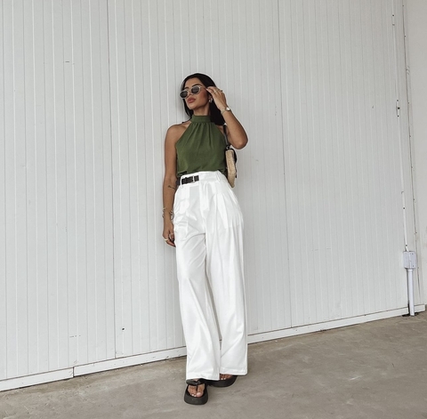 Calça pantalona Eliene