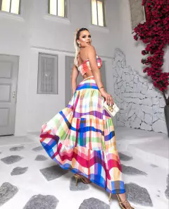 Vestido Carla Colorido - comprar online