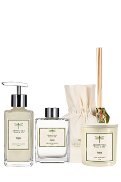 Combo Difusor de Ambientes 200ml, Sabonete Líquido 250ml, Vela Perfumada 200g - Poesia
