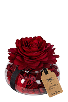 Kit Vaso Rosa de Madeira + Difusor Spray Jardim Secreto 30ml (NOVA FRAGRÂNCIA) - comprar online