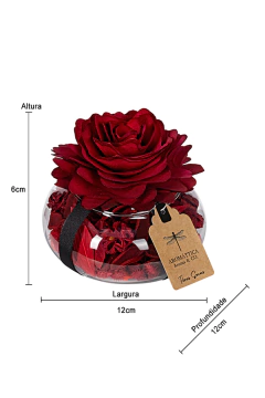 Kit Vaso Rosa de Madeira + Difusor Spray Jardim Secreto 30ml (NOVA FRAGRÂNCIA) na internet