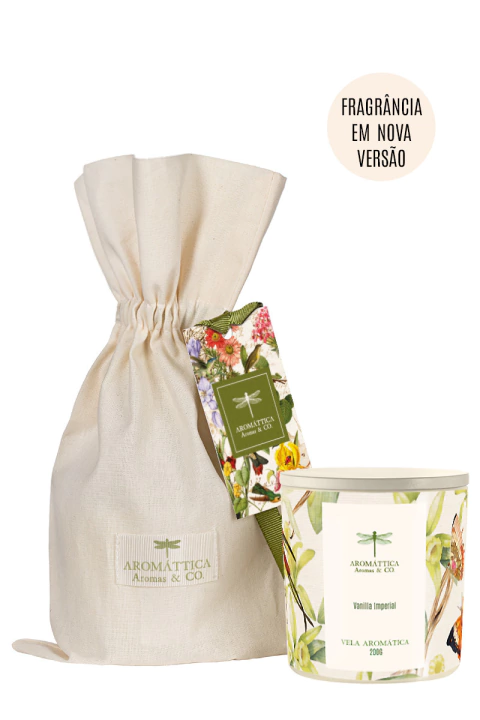 Vela Aromática Vanilla Imperial 200g