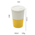 Imagem do 2 Copo Térmico Café Tampa Bambu Microondas 400ml Vr - AMARELO