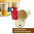 2 Copo Térmico Café Tampa Bambu Microondas 400ml Vr - Vermelho - comprar online