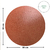 Jogo Americano Redondo Sousplat Mesa Posta Luxo Cro Tr - comprar online