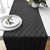 1 Caminho Trilho Mesa Impermeável PVC Kori Preto 42x210
