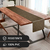 1 Caminho Trilho Mesa Impermeável PVC Kori Bege 42x140 - Idealiza