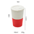 Imagem do 2 Copo Térmico Café Tampa Bambu Microondas 400ml Vr - Vermelho